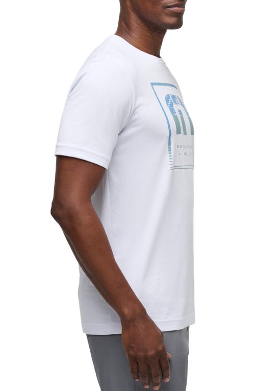 Shop Travismathew Pipe Day Graphic T-shirt In White