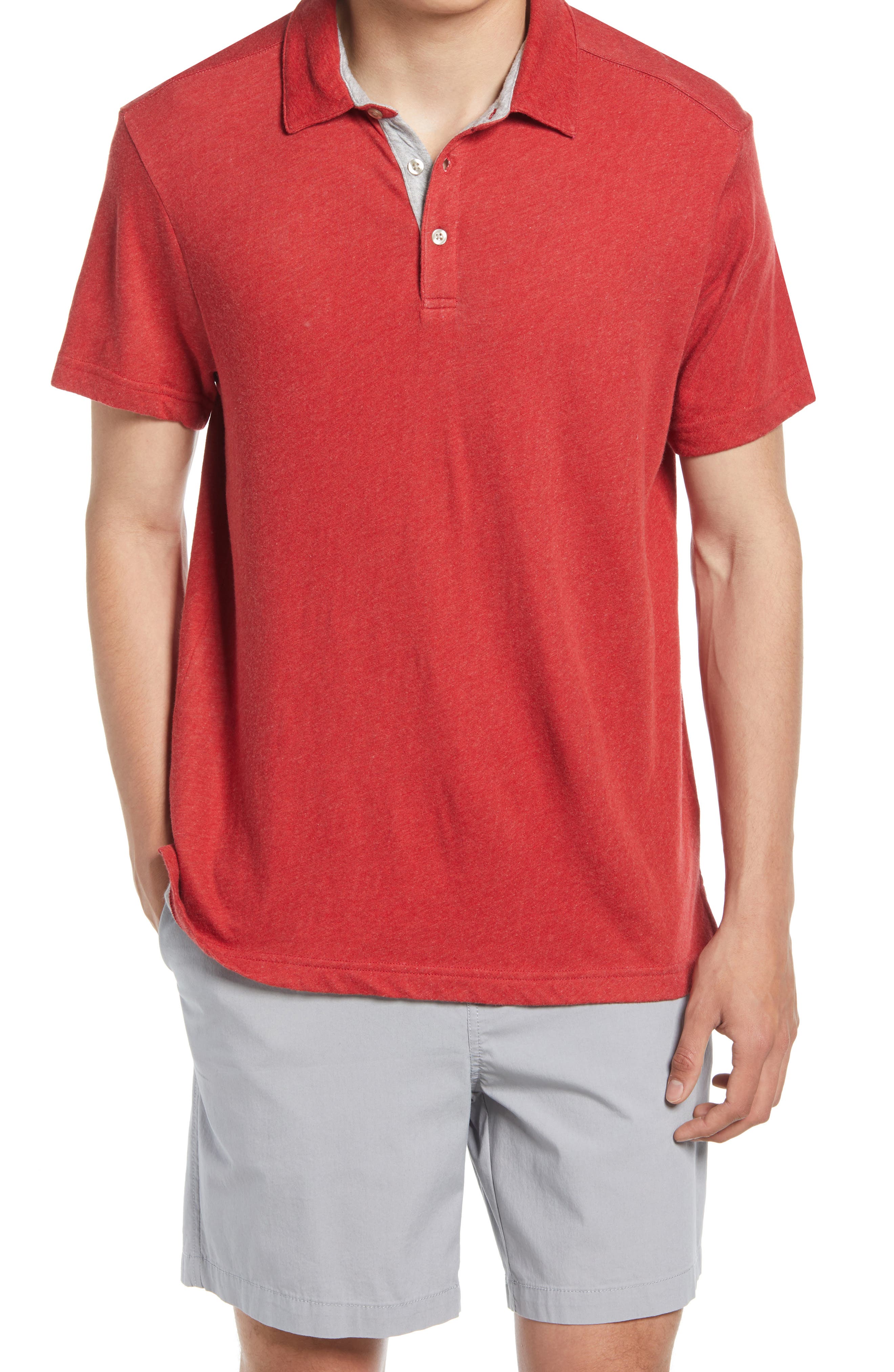 red polo shirt style