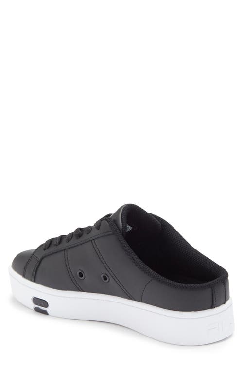Shop Fila Redmond Mule Sneaker In Black/white