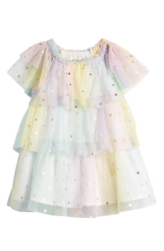 Tiled In Time Kids Tiered Maxi Dress