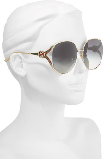 Gucci open 2025 temple sunglasses