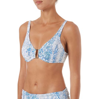 Melissa Odabash Bel Air Underwire Bikini Top, Blue