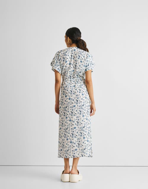 Reistor Gathered Maxi Dress In Wisteria Whimsy
