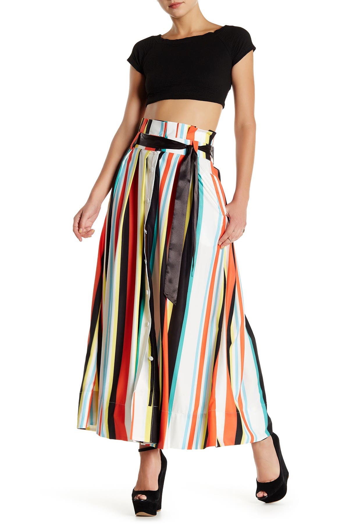 paperbag maxi skirt