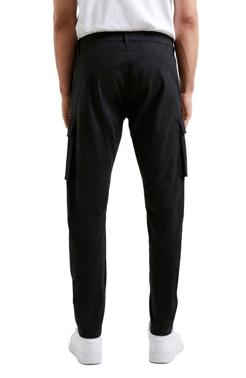 Shop French Connection Slim Fit Twill Cargo Pants In Black