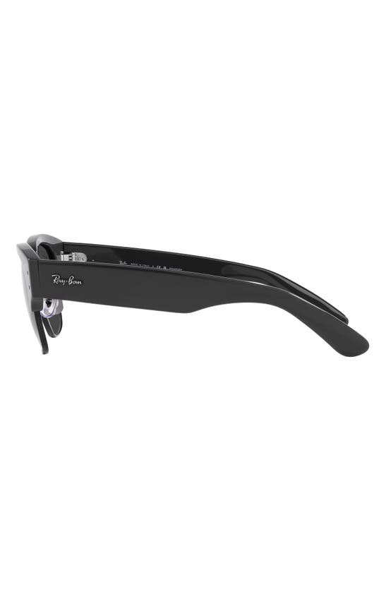 Shop Ray Ban Ray-ban Mega Clubmaster 53mm Polarized Transition Square Sunglasses In Black Grey