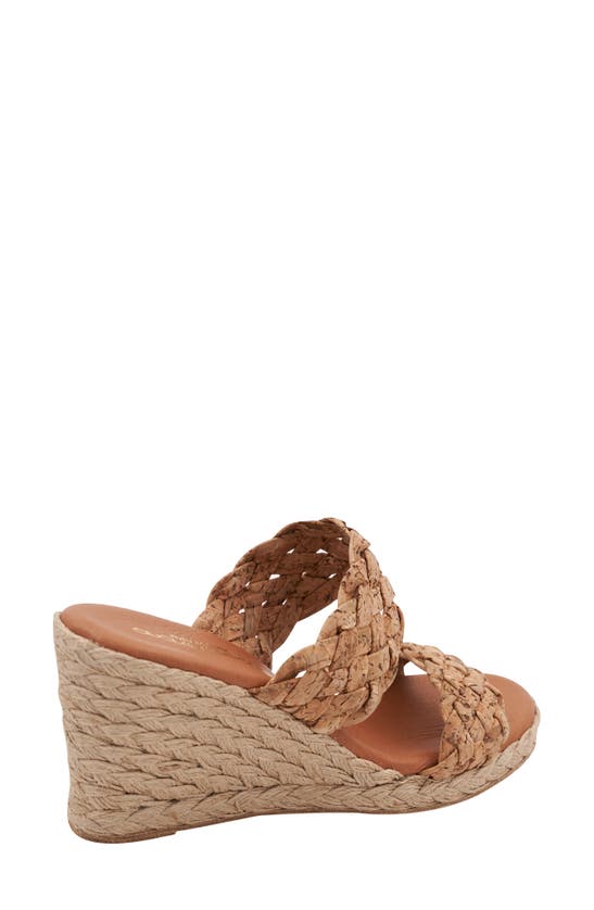 Shop Andre Assous Aria Espadrille Wedge Sandal In Cork