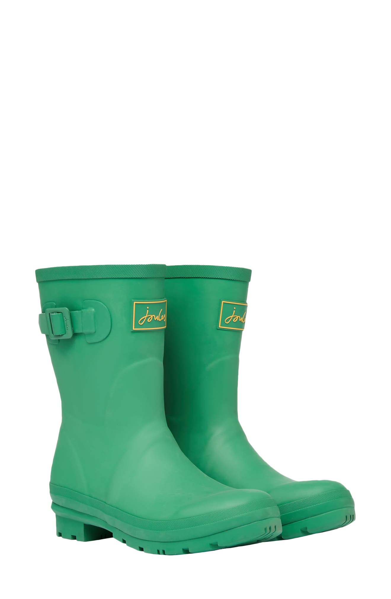 green rubber boots women