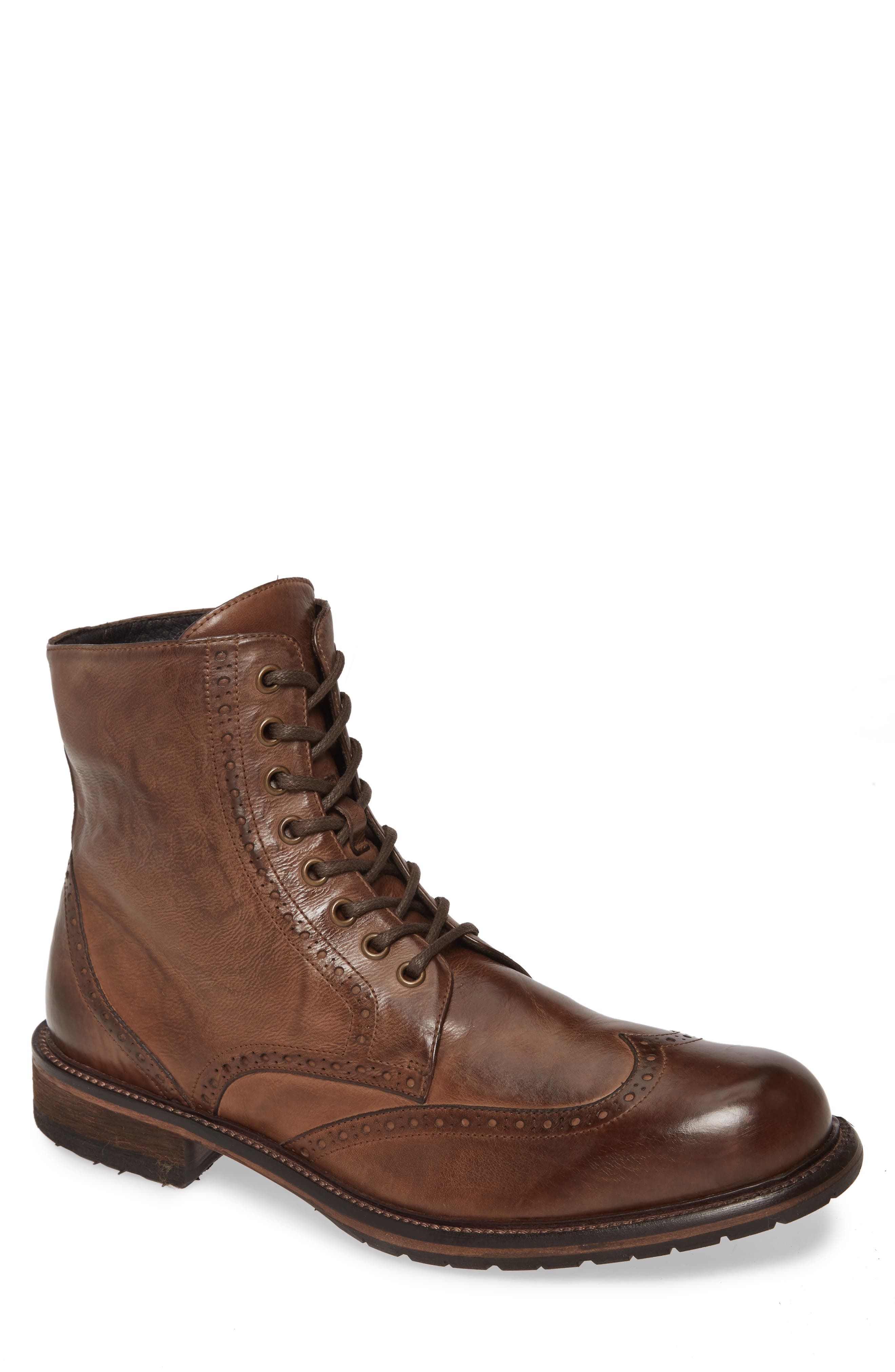 johnston and murphy wingtip boots