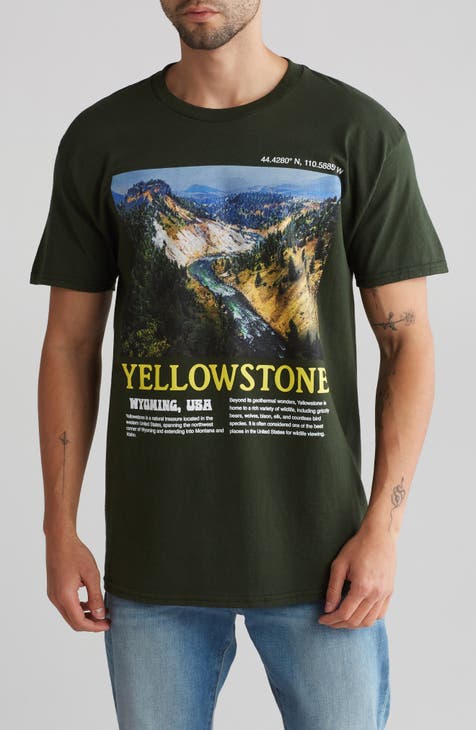 Yellowstone Wyoming Graphic T-Shirt
