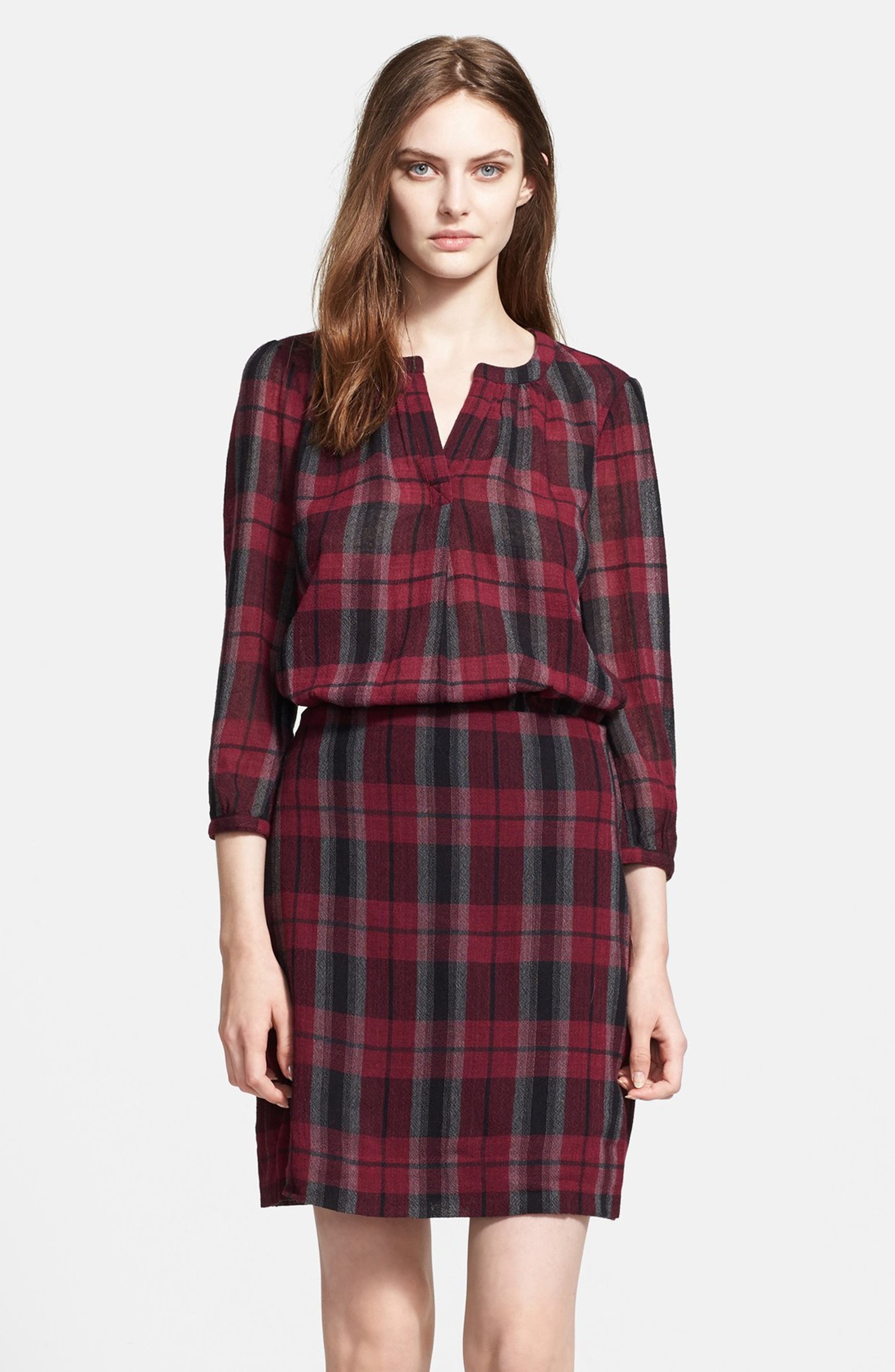 Burberry Brit 'Shay' Plaid Flannel Dress | Nordstrom