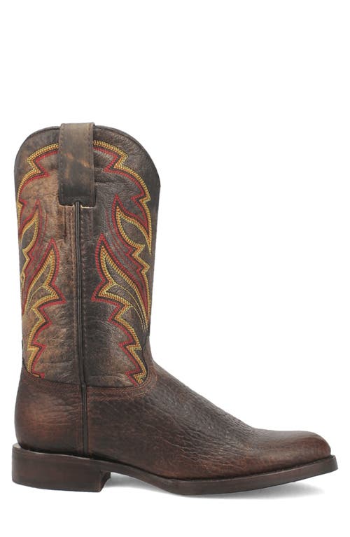 Shop Dingo Young Gun Embroidered Cowboy Boot In Brown