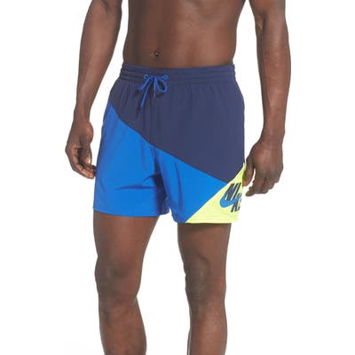 Nike Jack Knife Volley Swim Trunks, Blue