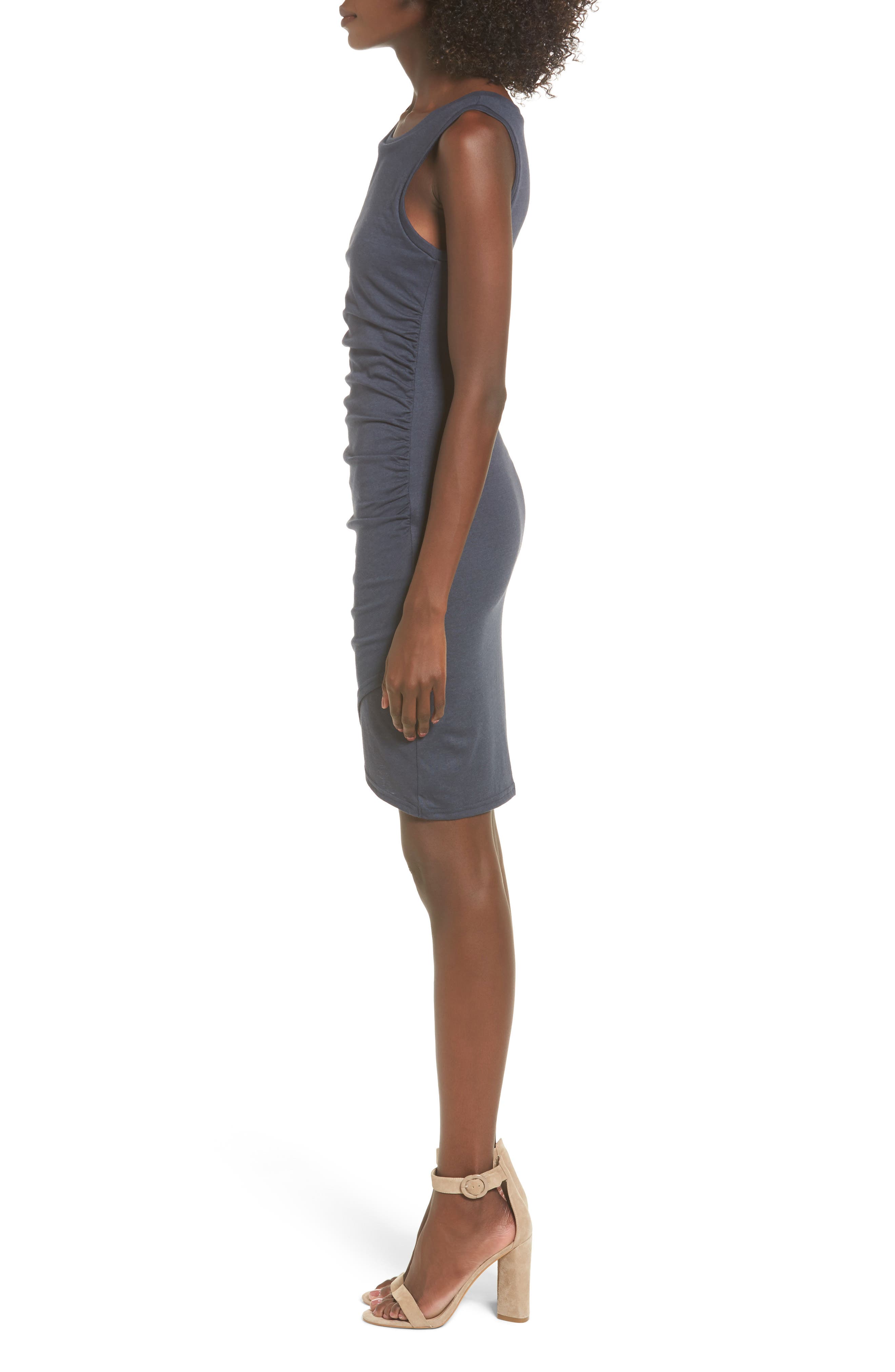 LEITH,
                            Ruched Body-Con Tank Dress,
                            Alternate thumbnail 102, color,
                            411