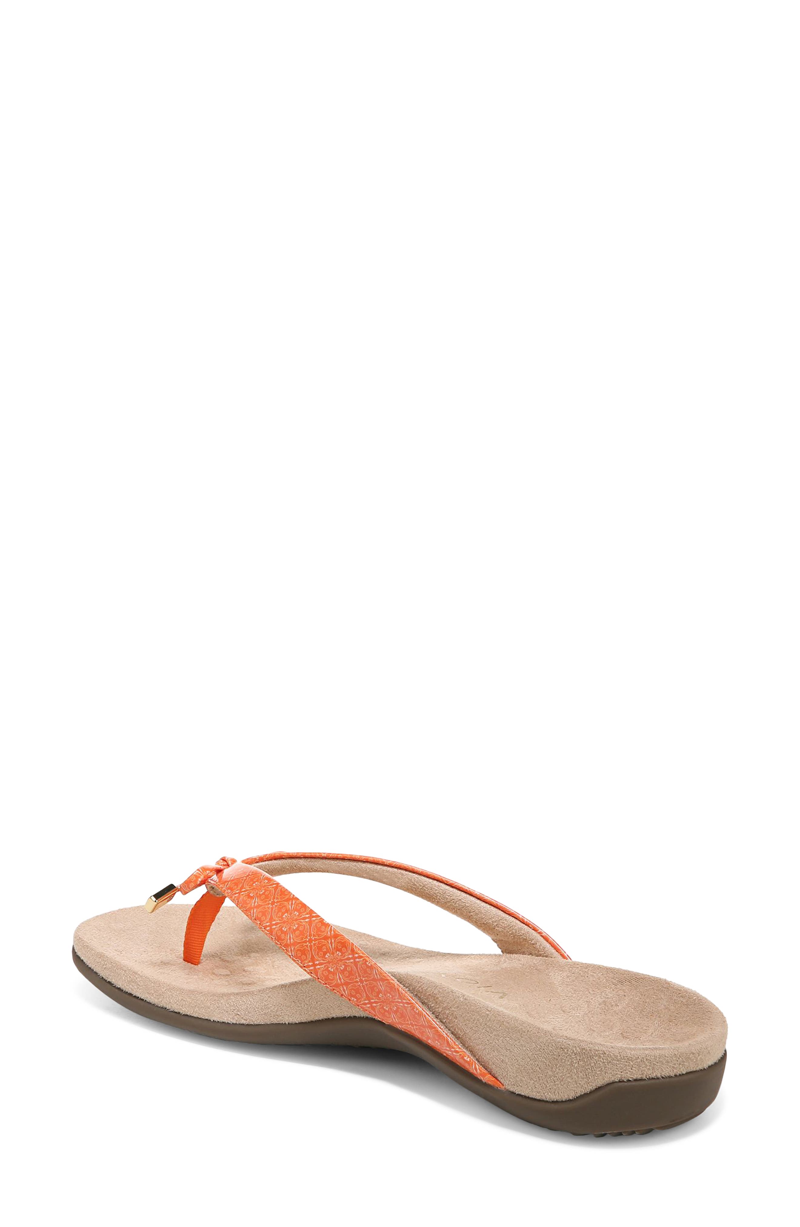vionic bella bow flip flop