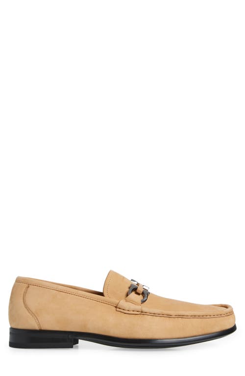 Shop Ferragamo Grandioso Two-bit Loafer In Light Camel