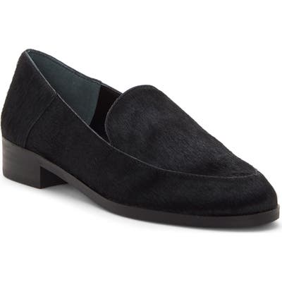 Lucky Brand Camdyn Genuine Calf Hair Loafer, Black