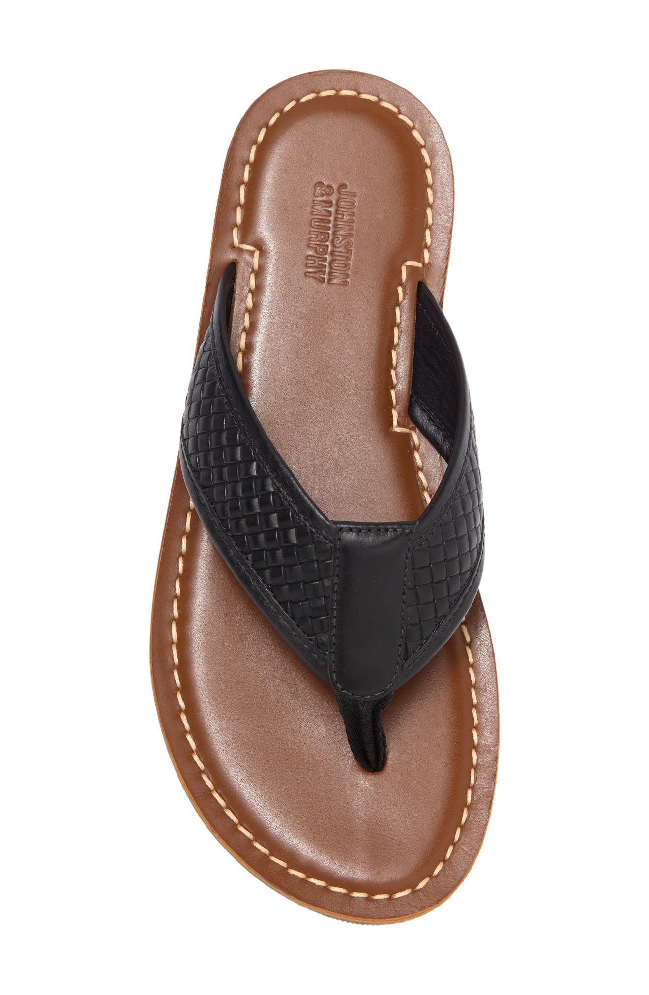 johnston and murphy mens flip flops
