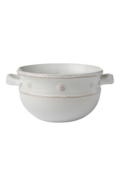 Berry & Thread Two-Handle Ceramic Bowl