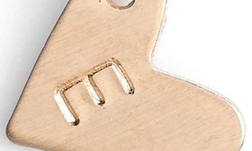 Nashelle 14k-gold Fill Initial Mini Heart Pendant Necklace In Gold/e
