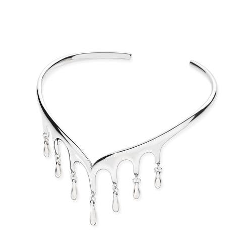 Lucy Quartermaine Waterfall Cuff In Sterling Silver