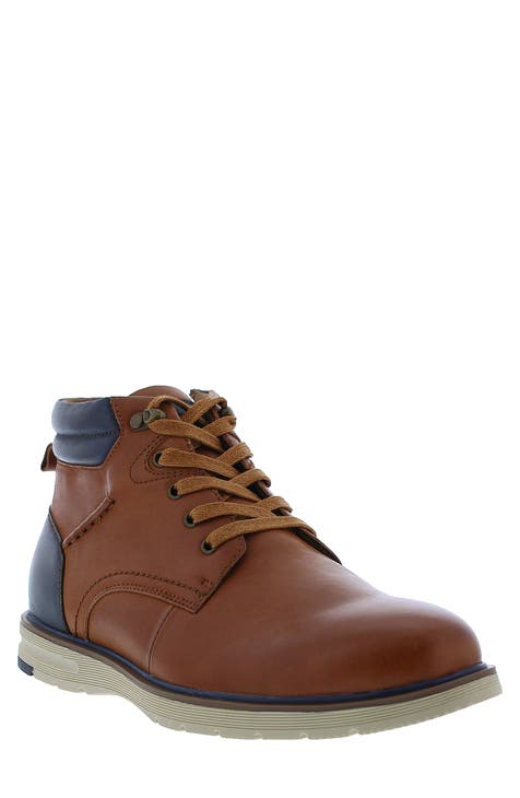 Dariel Colorblock Leather Boot (Men)