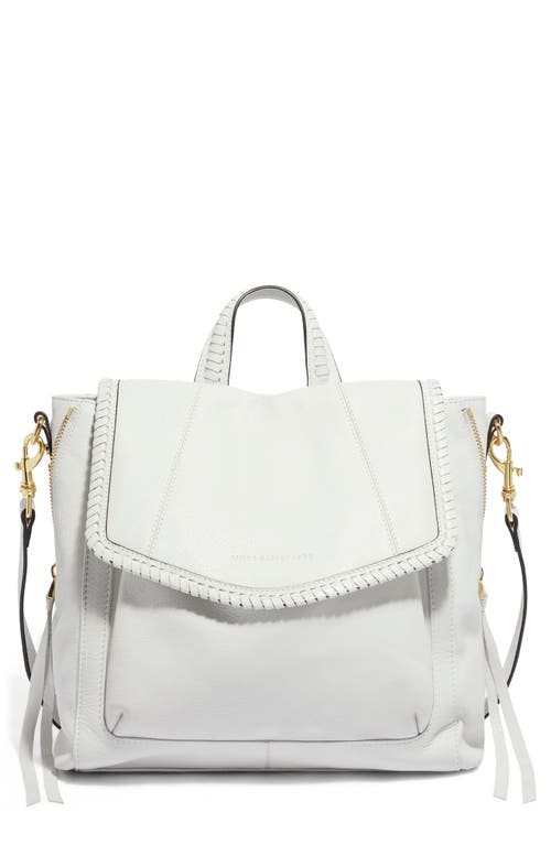 Aimee Kestenberg All for Love Convertible Leather Backpack in Cloud W/Shiny Gold at Nordstrom