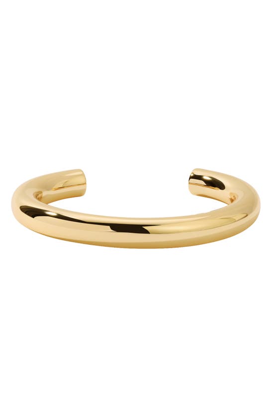 Shop Lili Claspe Sloane Medium Cuff Bracelet In Gold