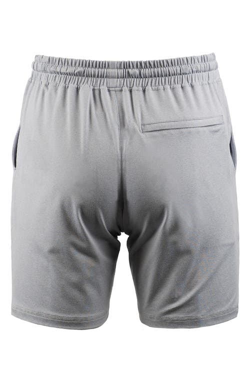 Burnside Soft Jersey Shorts In Heather Light Grey