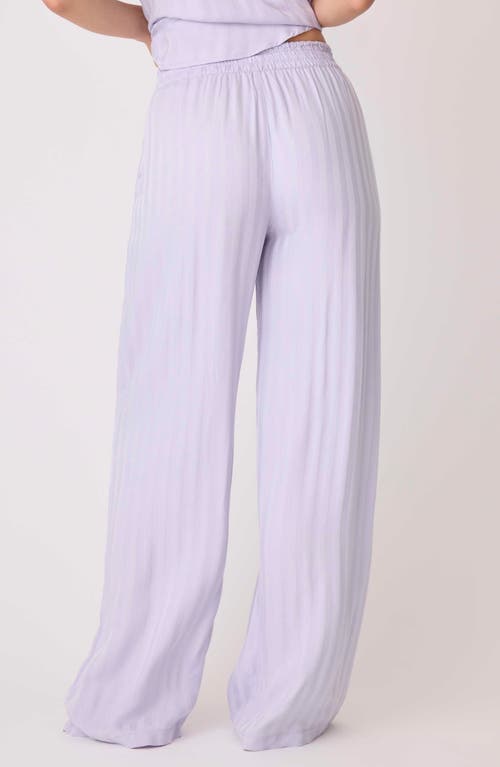 Shop Pj Salvage Sateen Sunday Pants In Soft Orchid