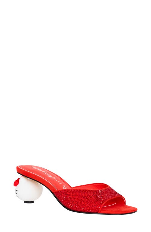 Shop Katy Perry X Hello Kitty® Slide Sandal In Hello Kitty Red