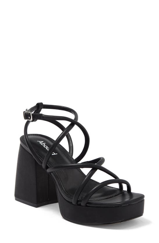 Abound Tiffanee Strappy Block Heel Sandal In Black