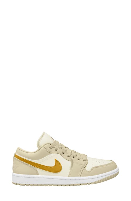 Jordan Air  1 Low Sneaker In Sail/yellow Ochre/vanilla