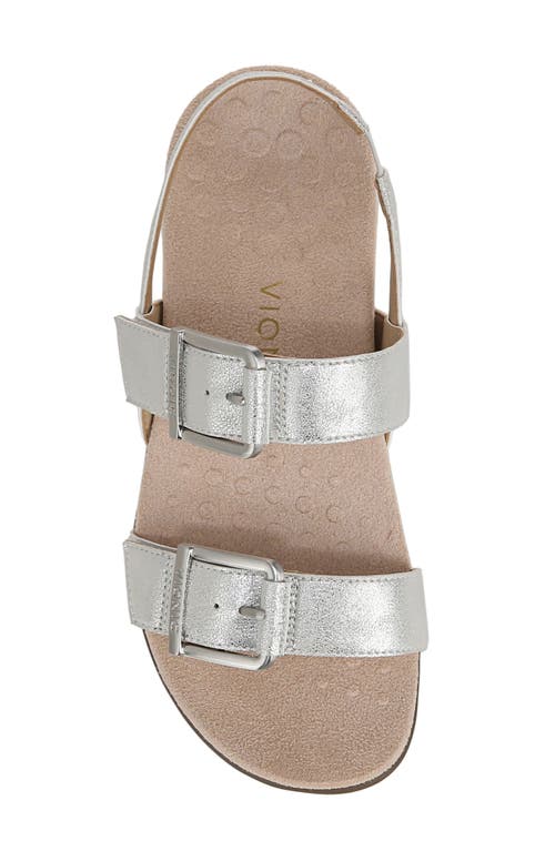 Vionic Reese Slingback Sandal In Silver