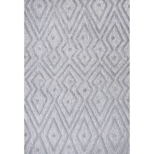 Jonathan Y Balansat Moroccan Diamond Indoor/outdoor Area Rug In Light Gray
