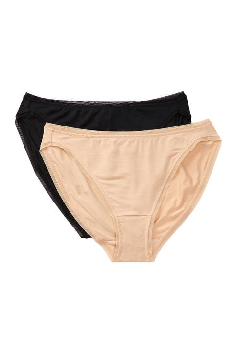Felina Cotton Modal Hi Cut Panties - Sexy Lingerie Panties for Women -  Underwear for Women 8-Pack
