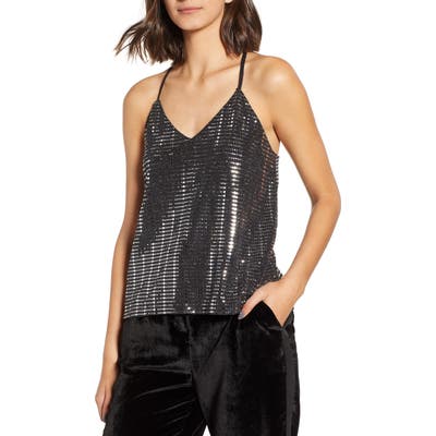 Chelsea28 Strap Detail Camisole, Metallic