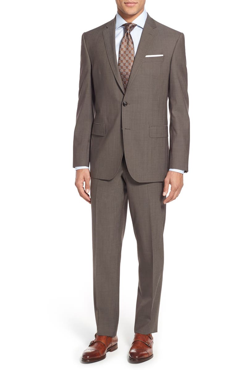 Ted Baker London Trim Fit Solid Wool Suit | Nordstrom