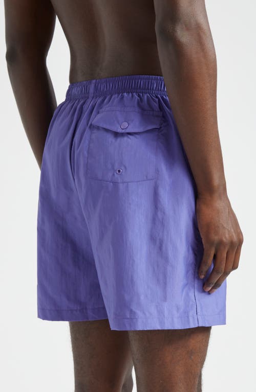 Noah Core Solid Nylon Swim Trunks In Marine