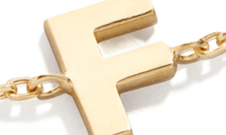 Baublebar Pisa Custom Letter Charm Bracelet In Gold