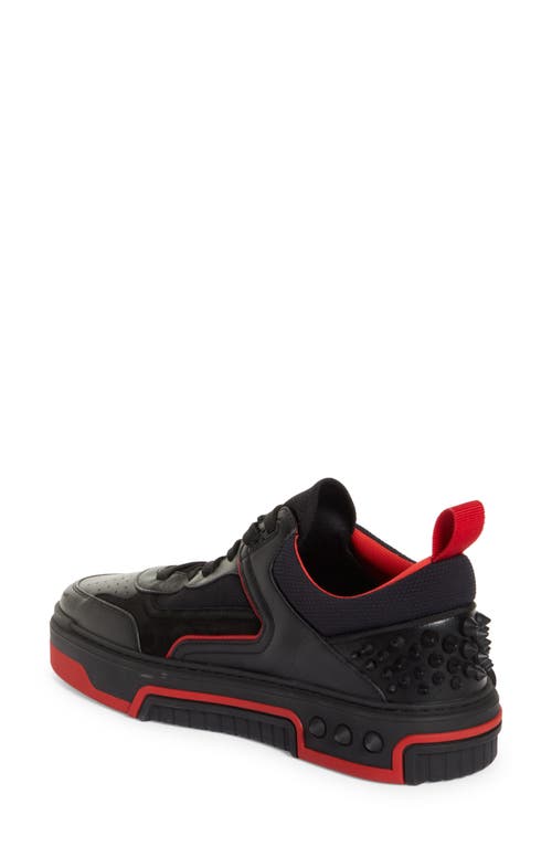 Shop Christian Louboutin Astroloubi Spike Sneaker In H358 Black/loubi