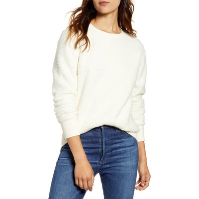 Lucky Brand Fleece Sweatshirt, White