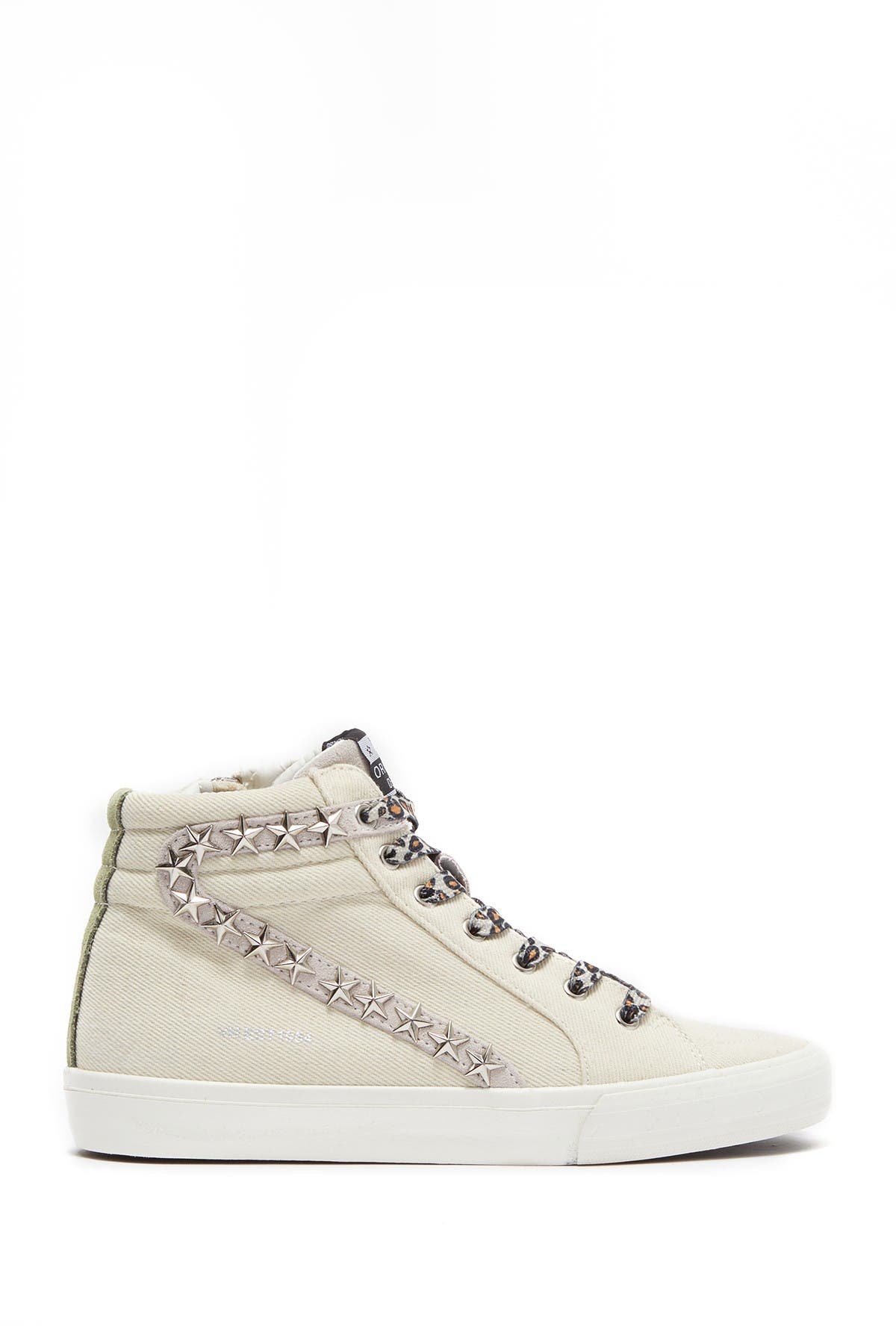 vintage havana carbonite high top sneaker