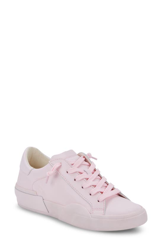 Dolce Vita Zina Sneaker In Light Pink Recycled Leather