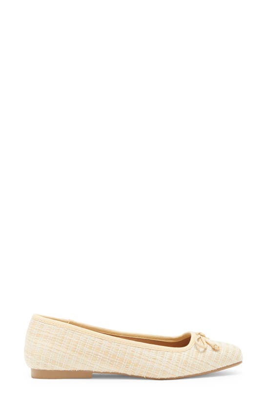 Steve Madden Seemly Woven Ballet Flat In Natural Raffia | ModeSens