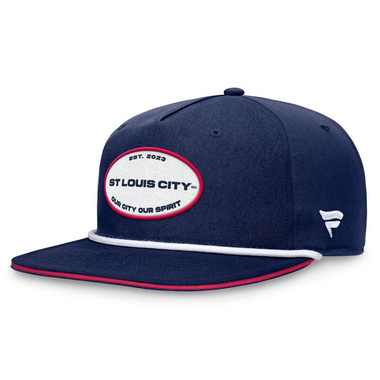 Shop Fanatics Branded Navy St. Louis City Sc Iron Golf Snapback Hat