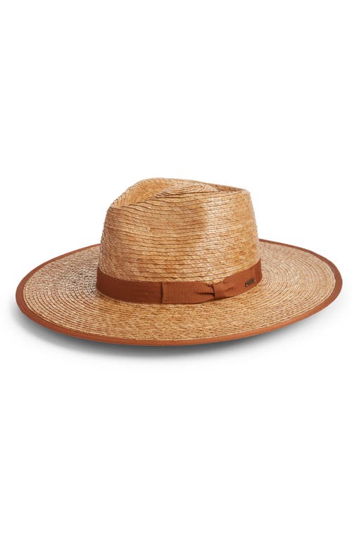 Jo Straw Rancher Hat in Tan/copper