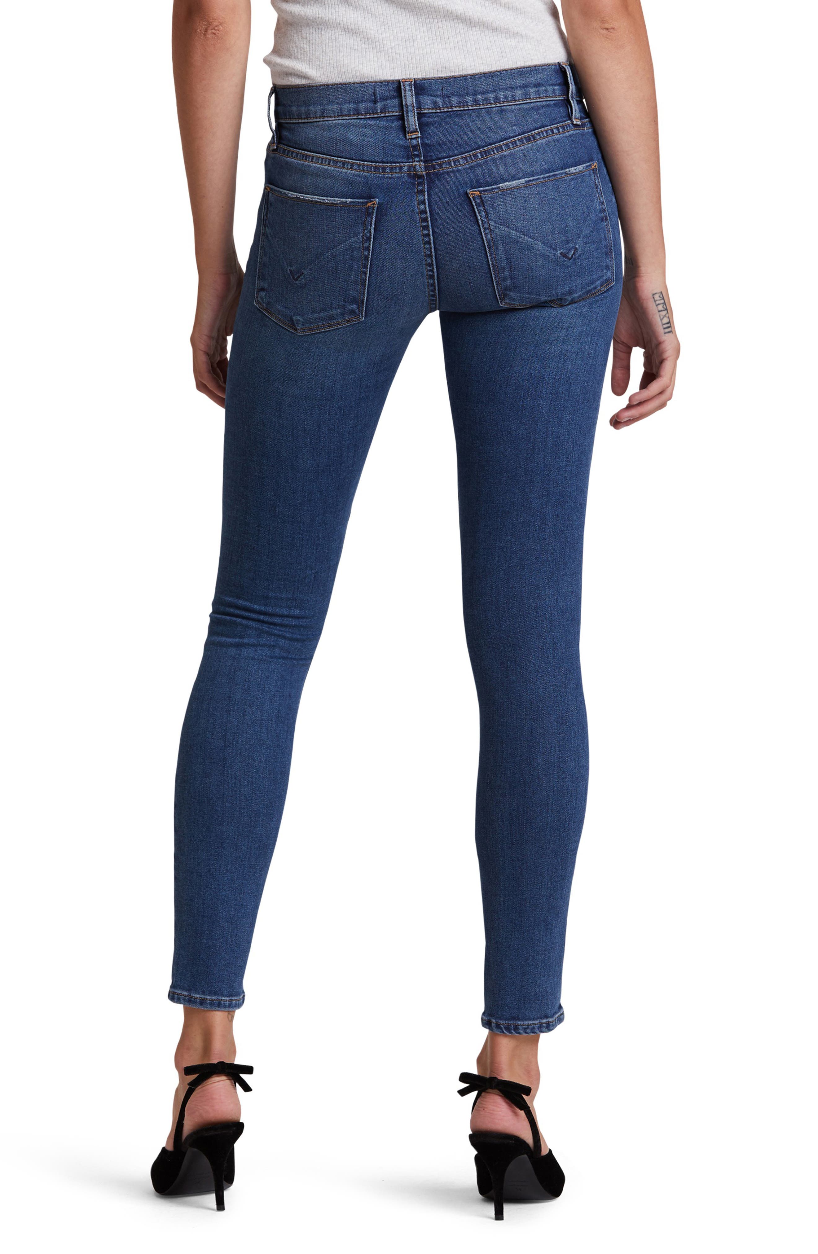 HUDSON Jeans | Nico Mid Rise Step Hem Super Skinny Jeans | Nordstrom Rack