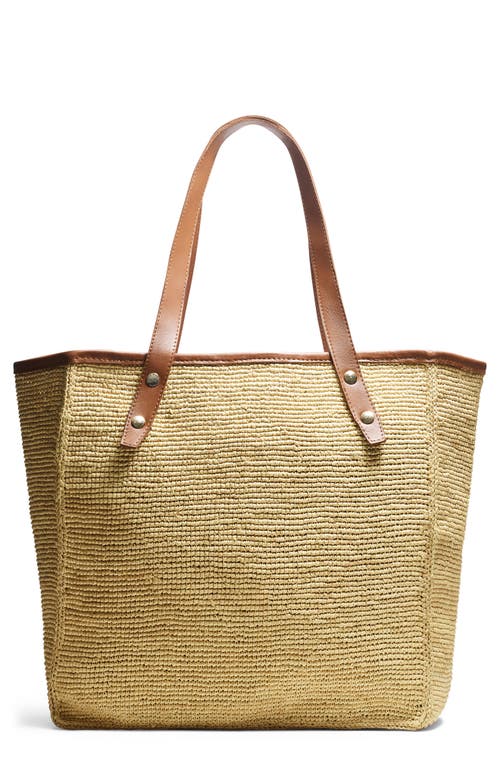 Daily Straw Tote in Natural