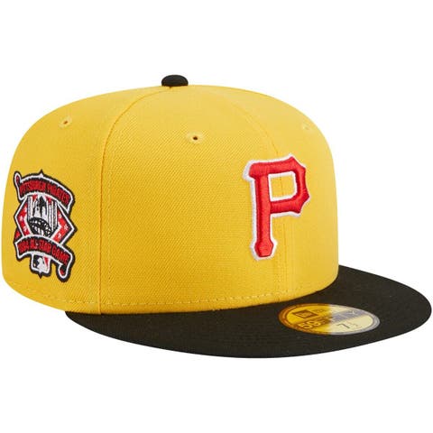 Men's New Era Yellow/Black Milwaukee Brewers Grilled 59FIFTY